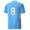 Maglia ufficiale Manchester City Ilkay Gundogan 8 Casa 2021-22 per Uomo